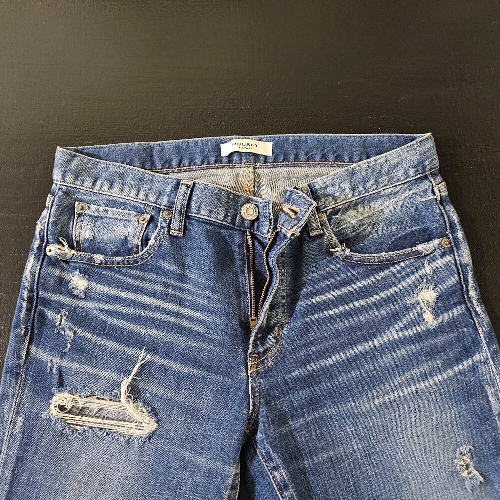 MOUSSY VINTAGE Howa Distressed Jeans